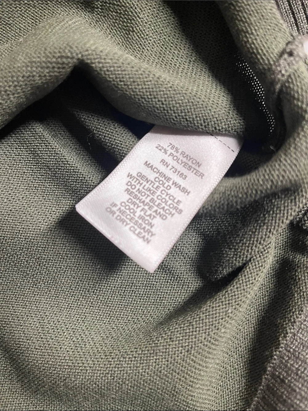 Cable & Gauge Olive Knit Top - Picture 5 of 5